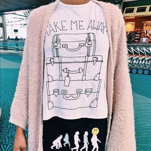 Jac Vanek “Take Me Away” slit top!